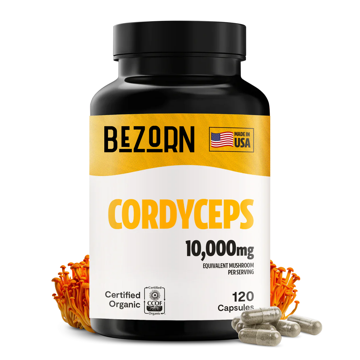 BEZORN® Cordyceps Mushroom Extract Capsules