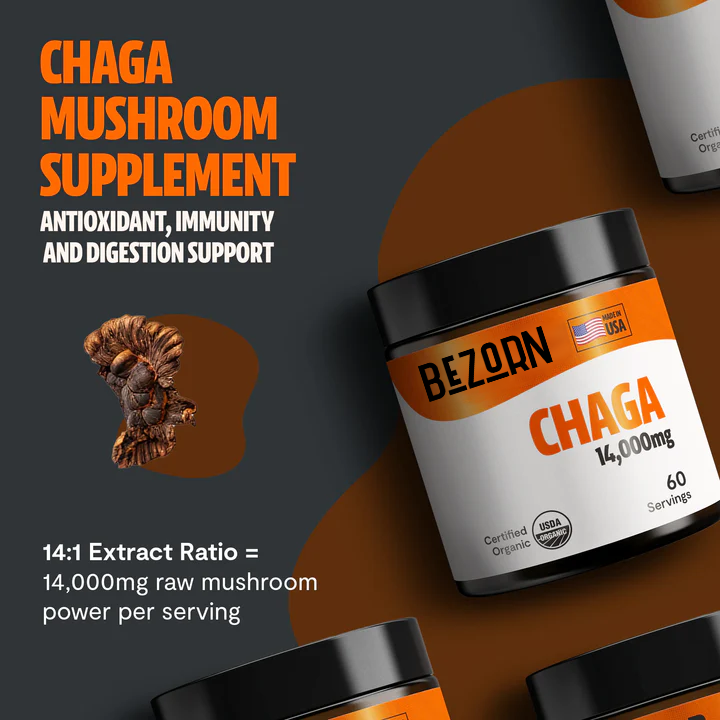BEZORN® Chaga Mushroom Extract Powder