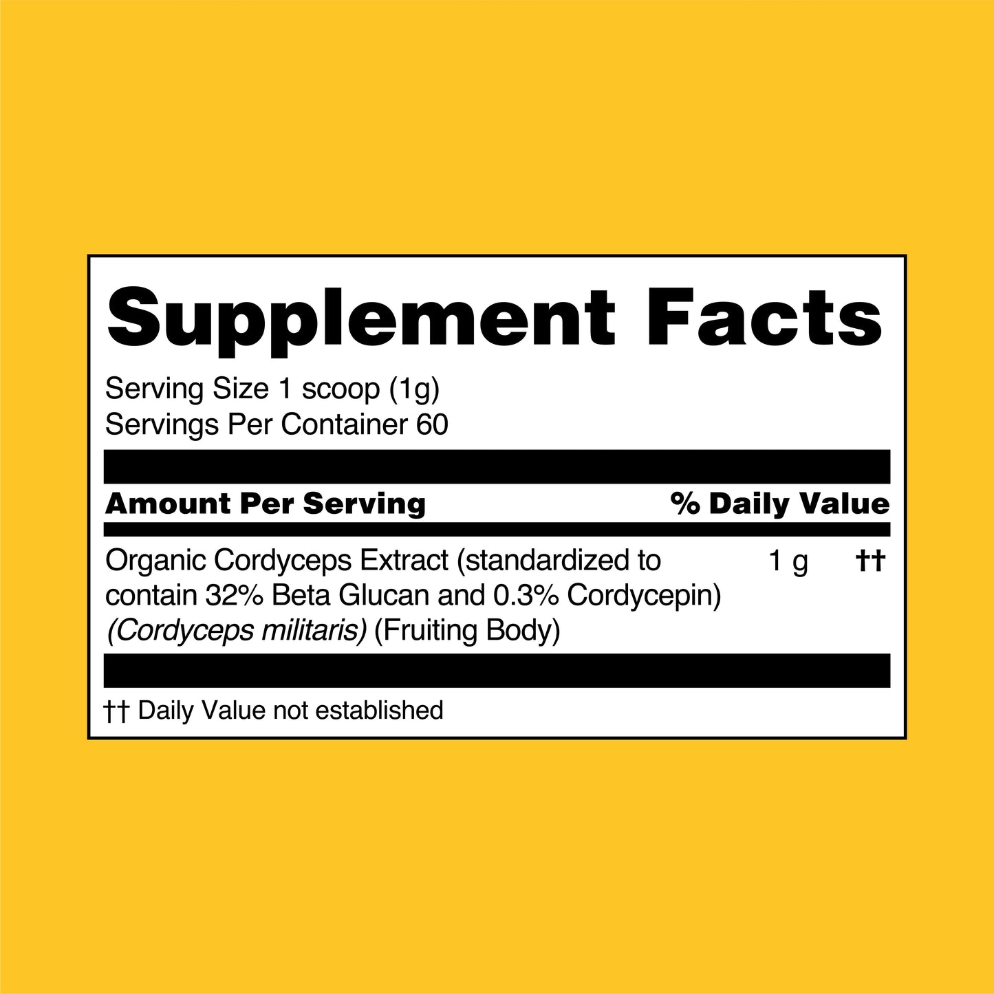 BEZORN® Cordyceps Mushroom Extract Powder