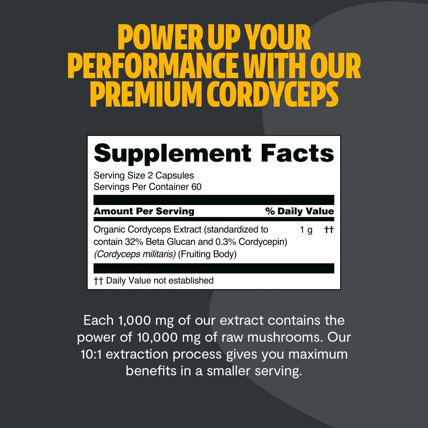 BEZORN® Cordyceps Mushroom Extract Capsules