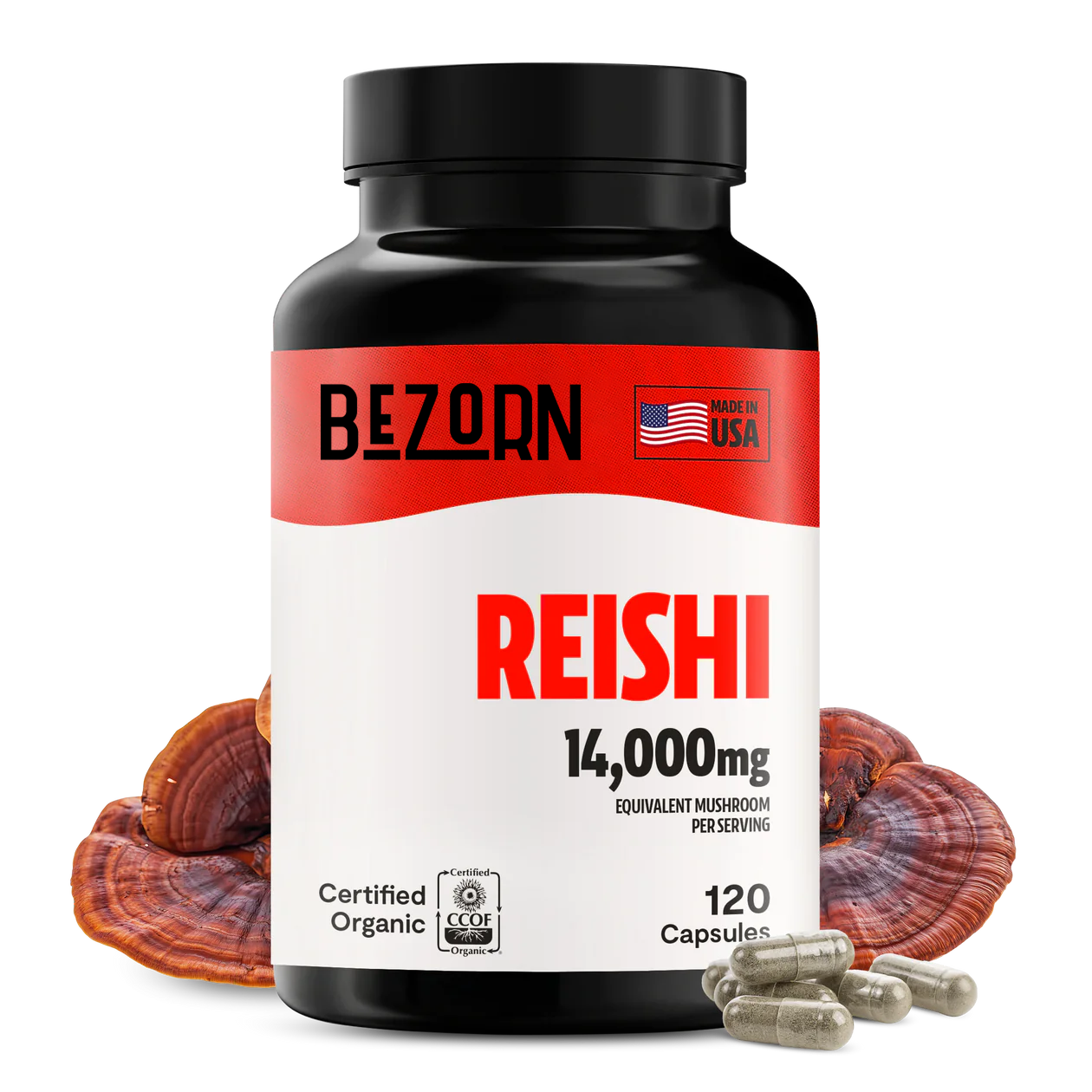 BEZORN® Reishi Mushroom Extract Capsules