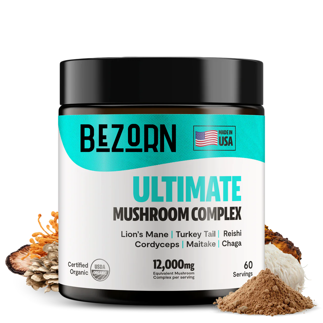 BEZORN® Ultimate Mushroom Complex Powder