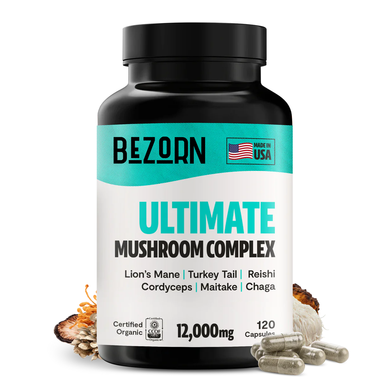 BEZORN® Ultimate Mushroom Complex Capsules
