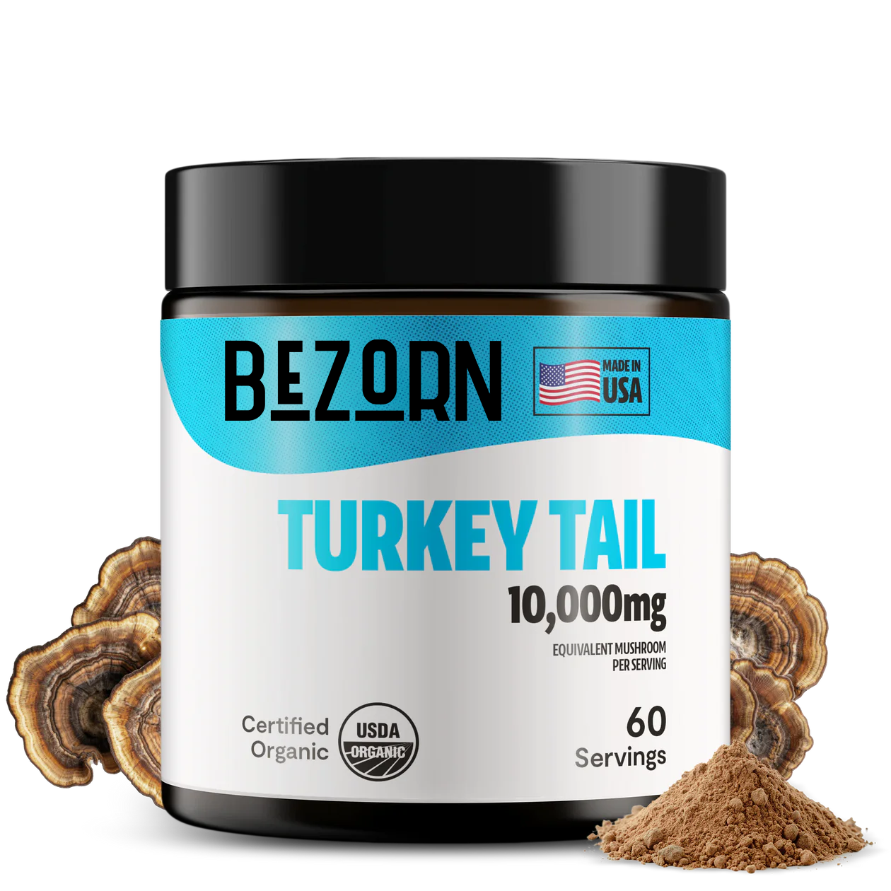BEZORN® Turkey Tail Mushroom Extract Powder
