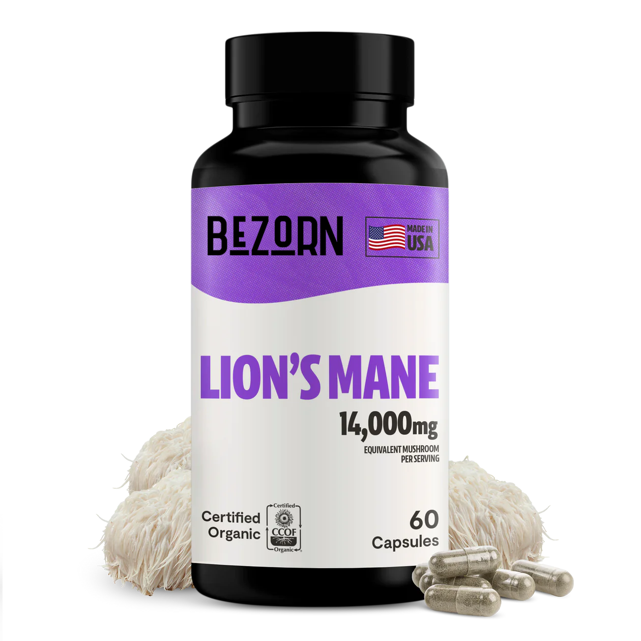 Lion's Mane Mushroom Extract Capsules