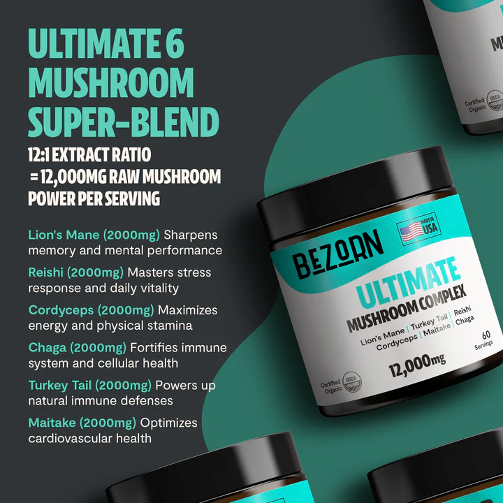 BEZORN® Ultimate Mushroom Complex Powder