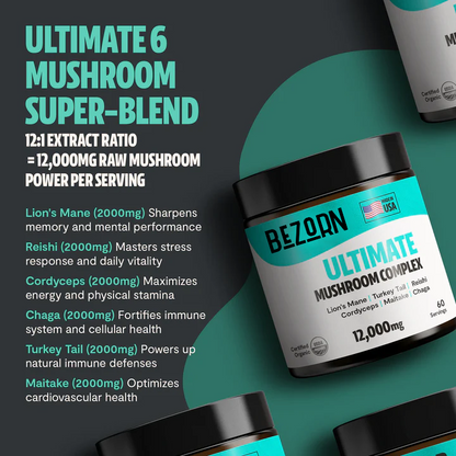 BEZORN® Ultimate Mushroom Complex Powder