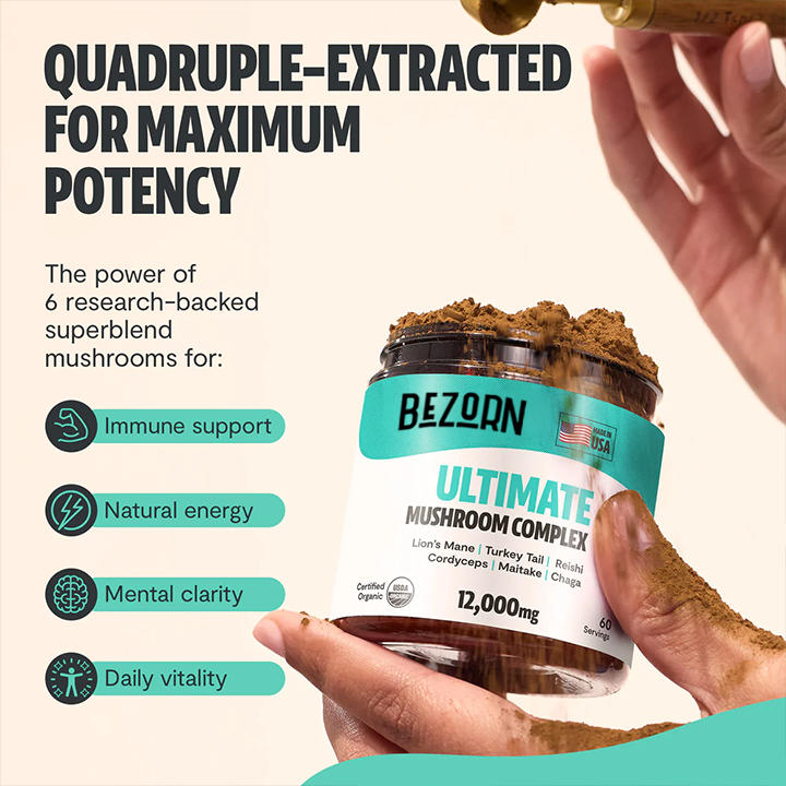 BEZORN® Ultimate Mushroom Complex Powder
