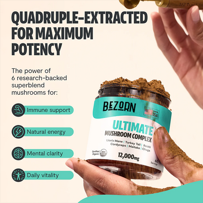 BEZORN® Ultimate Mushroom Complex Powder
