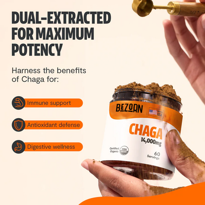 BEZORN® Chaga Mushroom Extract Powder