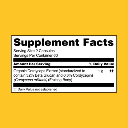 BEZORN® Cordyceps Mushroom Extract Capsules