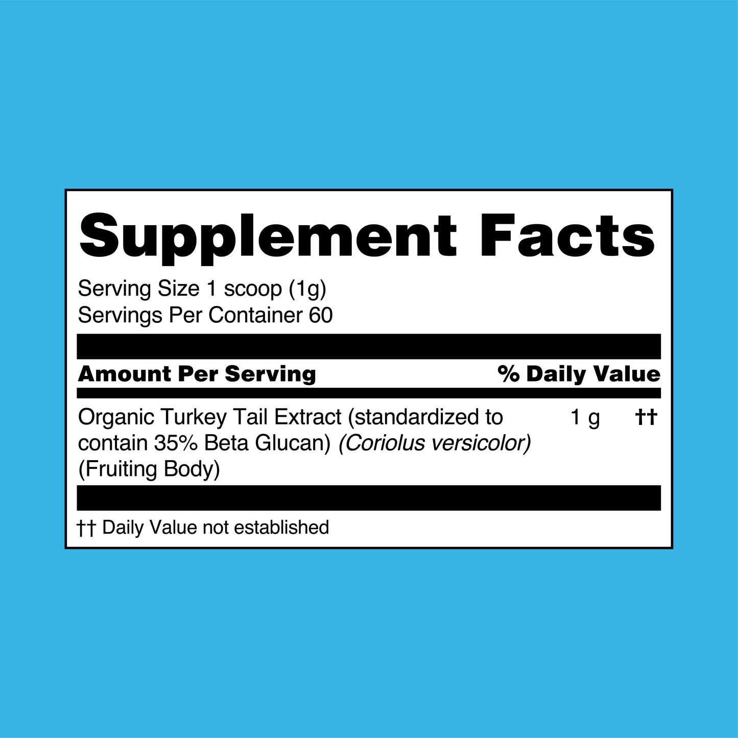 BEZORN® Turkey Tail Mushroom Extract Powder