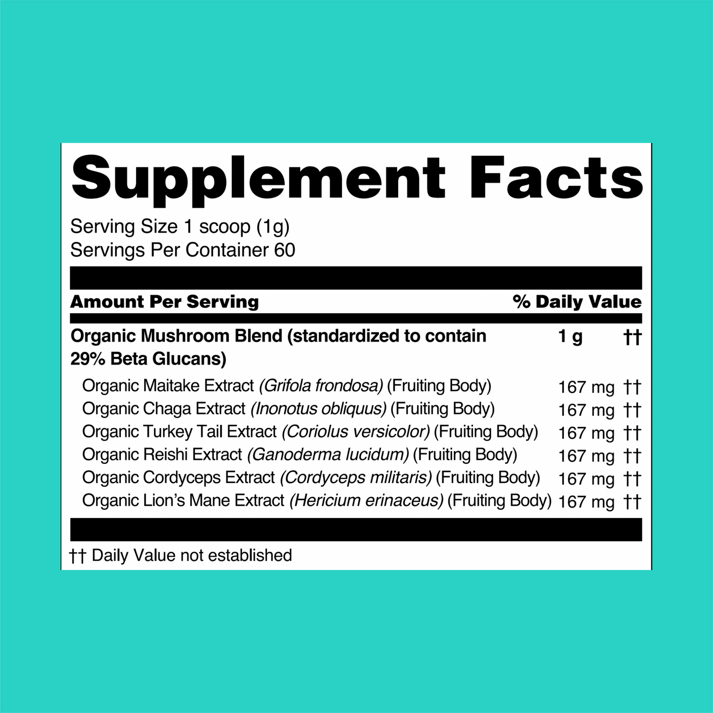 BEZORN® Ultimate Mushroom Complex Powder
