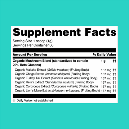 BEZORN® Ultimate Mushroom Complex Powder